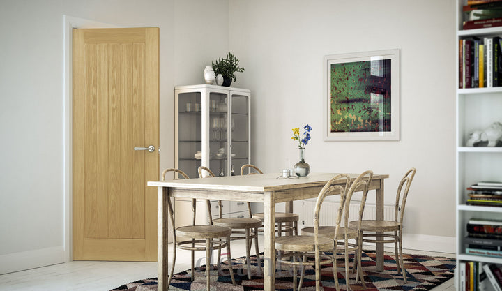 Deanta HP22 Oak Door - Solid FD30