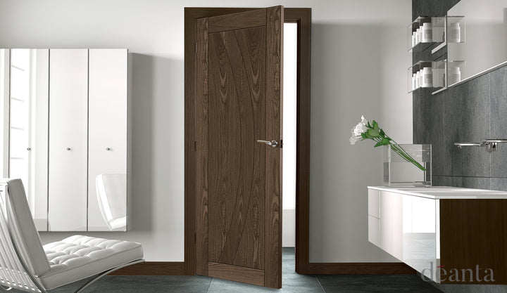 Deanta HP35 Walnut Door - Solid