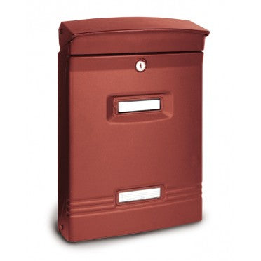 Ibiza Postbox - Grey/Red/Green