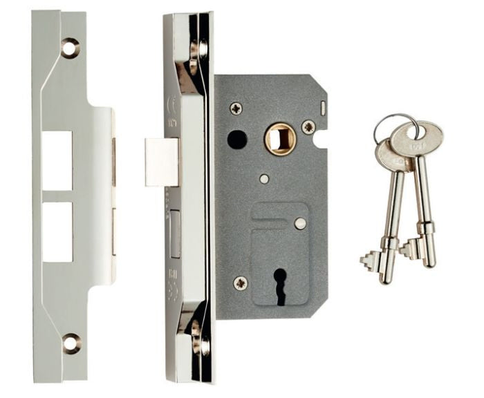 Easi-T Residential 2 Lever Sashlock Rebated - 2.5"