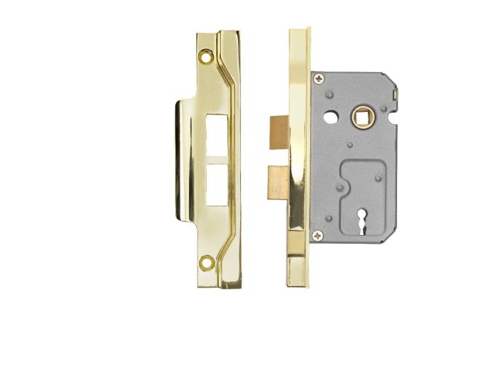 Easi-T Residential 2 Lever Sashlock Rebated - 2.5"