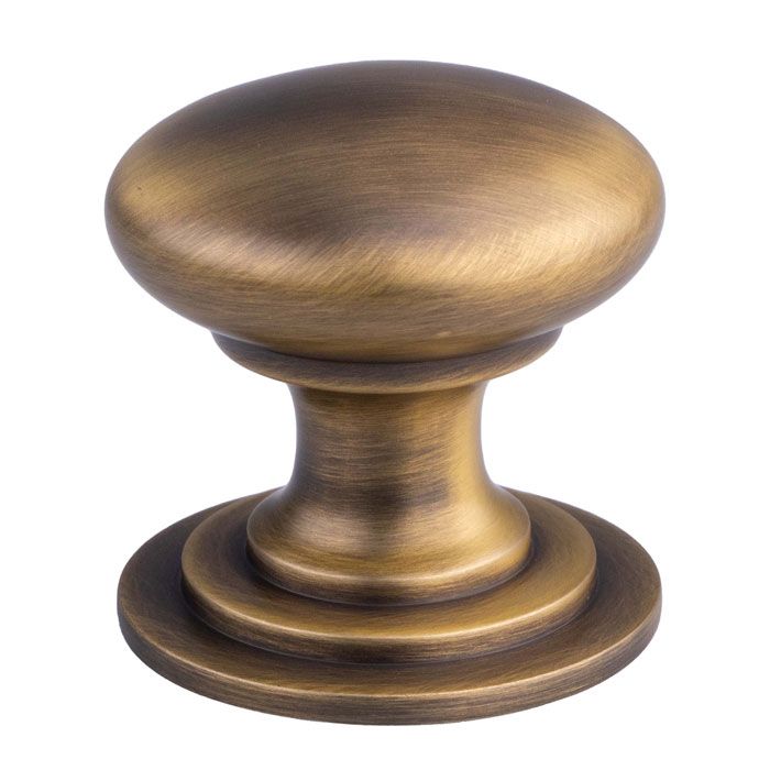 Victorian Cupboard Knob - Antique Brass