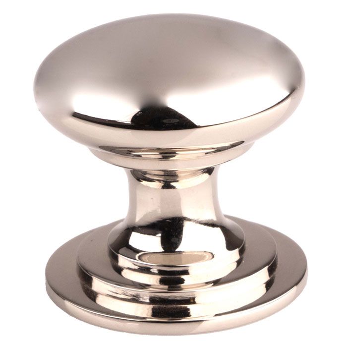 Victorian Cupboard Knob - Polished Nickel