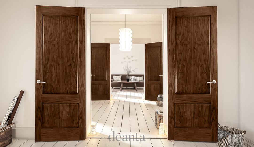 Deanta NM3 Walnut Door - Solid