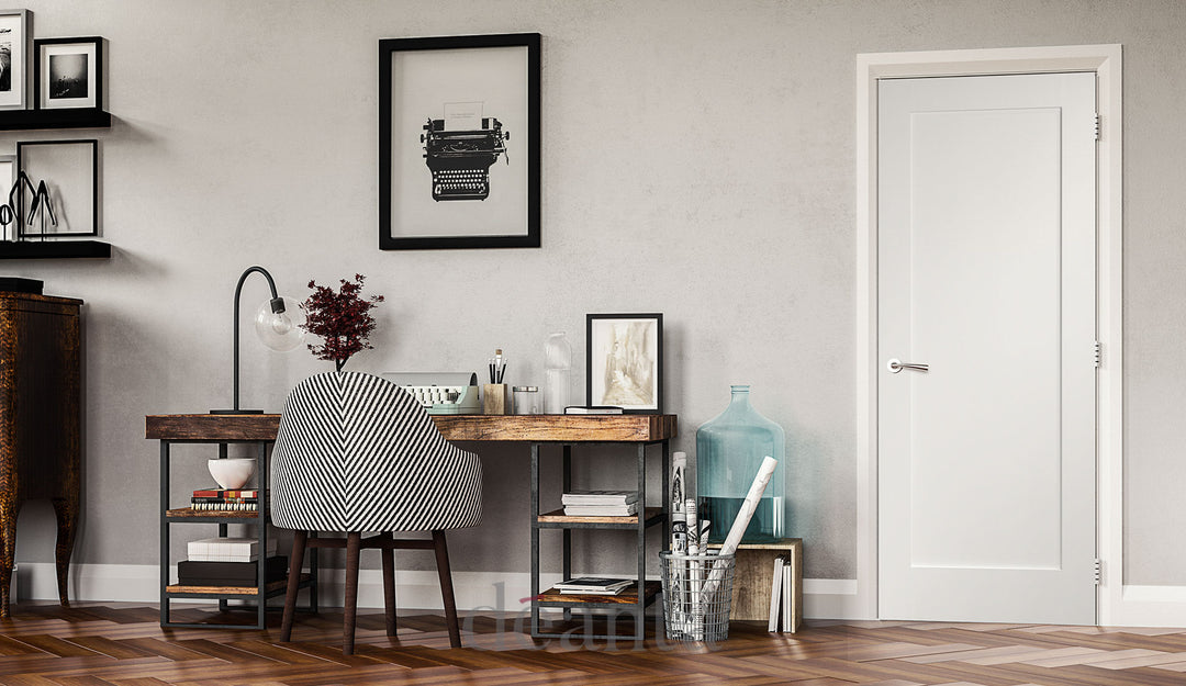 Deanta NM5 White Primed Door - Solid FD30