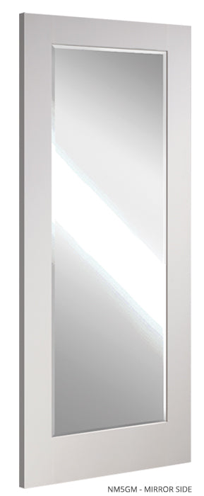 Deanta NM5GM White Primed Door - 1 Side Mirror