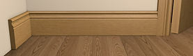 Pre Varnished Solid White Oak Ogee Skirting and Architrave