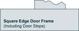 Primed Door Frame - Plant on Stop