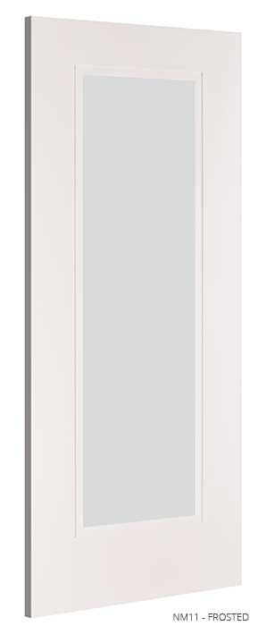 Deanta NM11G White Primed Door - Glass