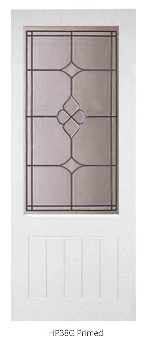 Deanta HP38G White Primed Door - Glass